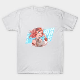red-haired anime girl T-Shirt